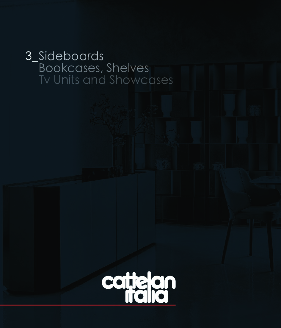 Каталог стелkажи и серванты Cattelan Italia