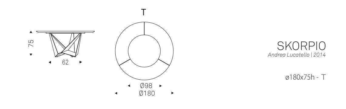 SKORPIO - ø180x75h - T