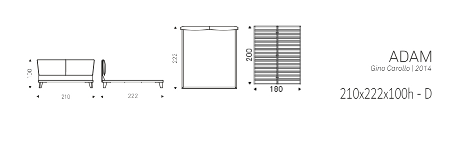 ADAM - 210x222x100h - D