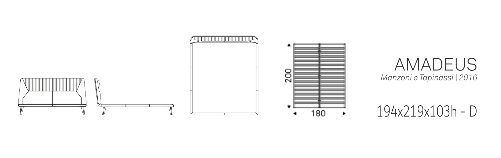 AMADEUS - 194x219x103h - D