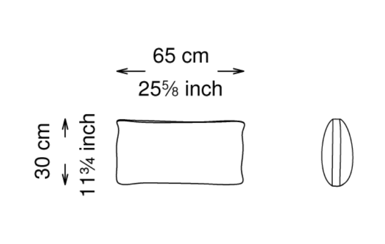 Подушка Comfy - 65x30 см
