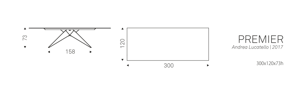 PREMIER (300x120x73h)