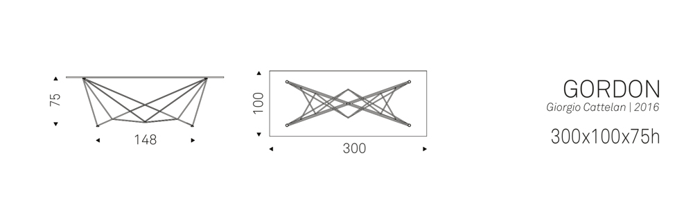 GORDON (300x100x75h)