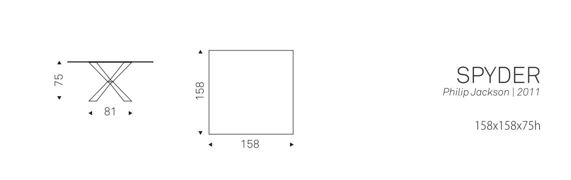 SPYDER - 158x158x75h