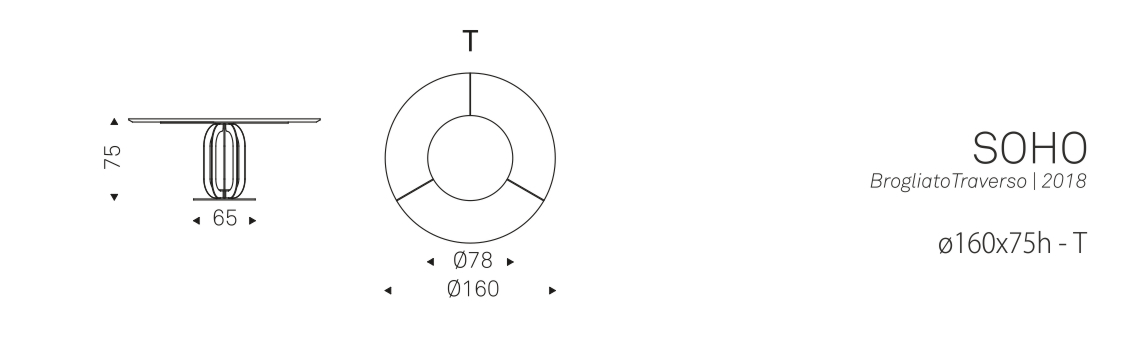 SOHO - ø160x75h - T