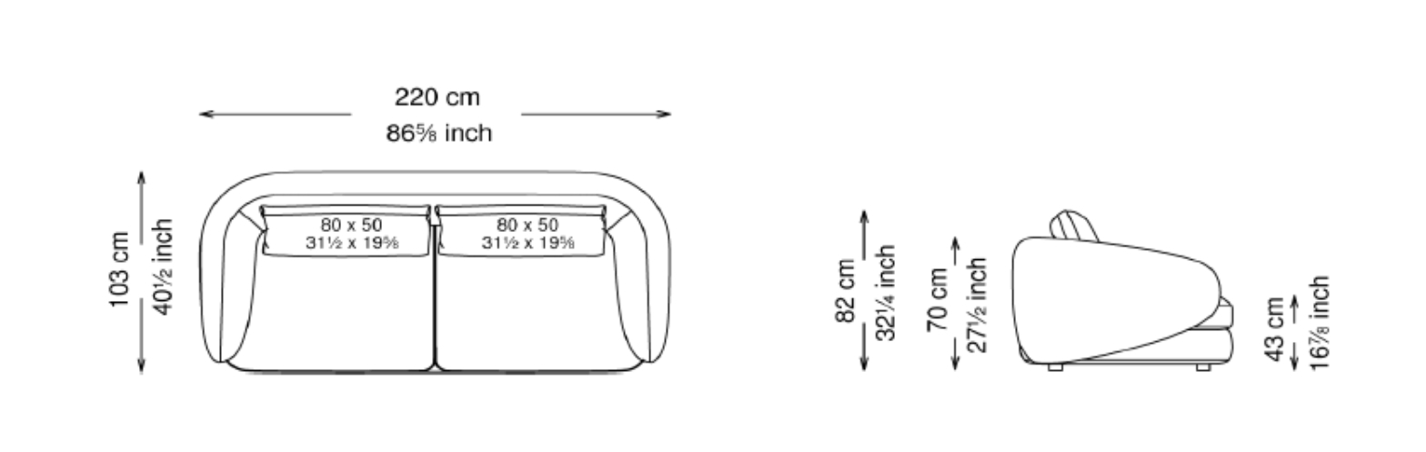 Диван S220 - 220x103