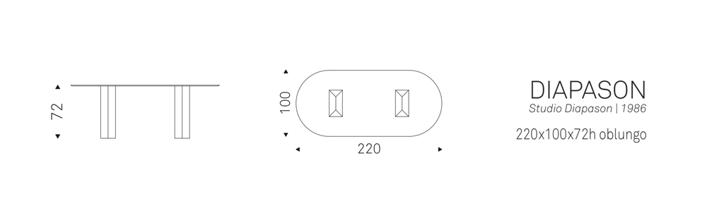 DIAPASON (220x100x72h ob)