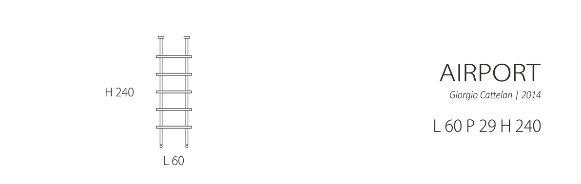 AIRPORT - L 60 P 29 H 240 (полки)