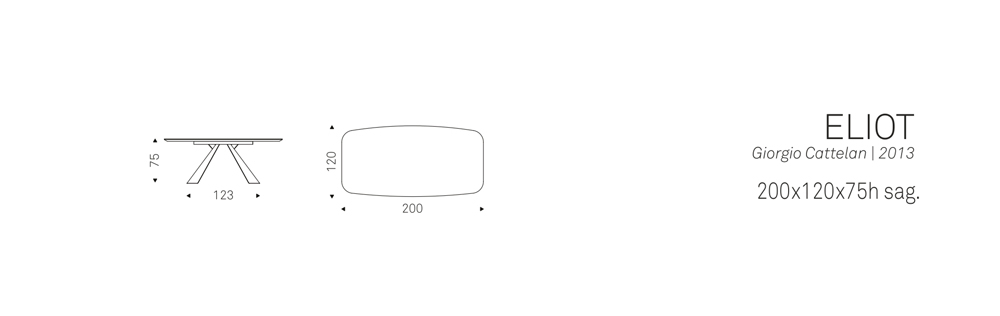 ELIOT (200x120x75h sh)