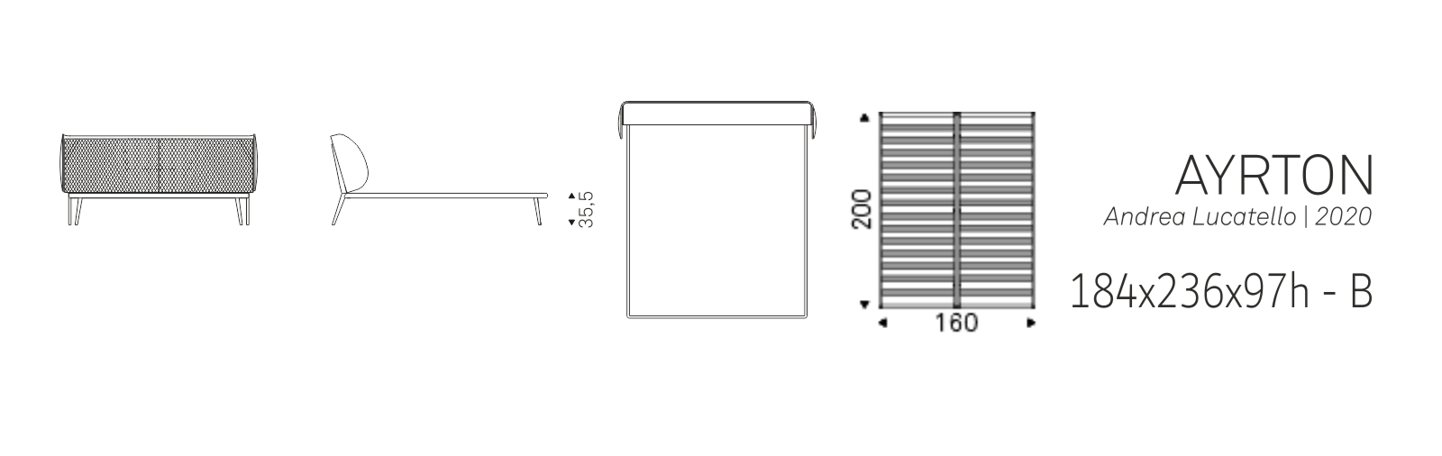 AYRTON - 184x236x97h - B