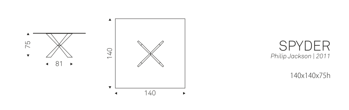 SPYDER - 140x140x75h