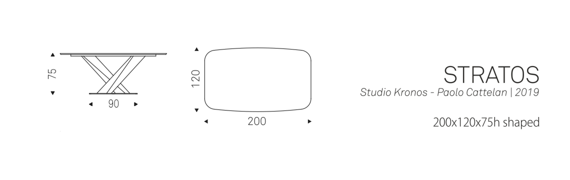 STRATOS - 200x120x75h sh