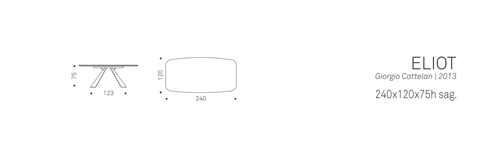 ELIOT (240x120x73h sh)