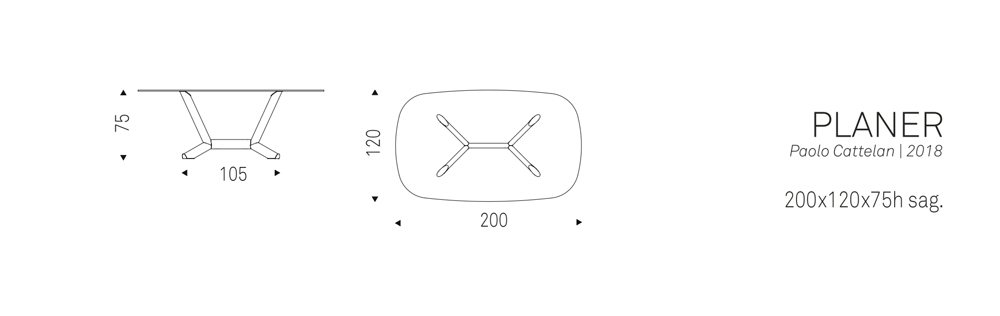 PLANER (200x120x75h sh)
