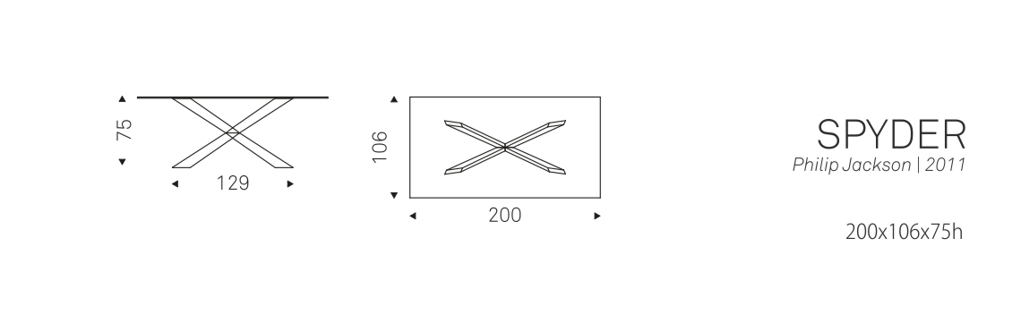 SPYDER - 200x106x75h