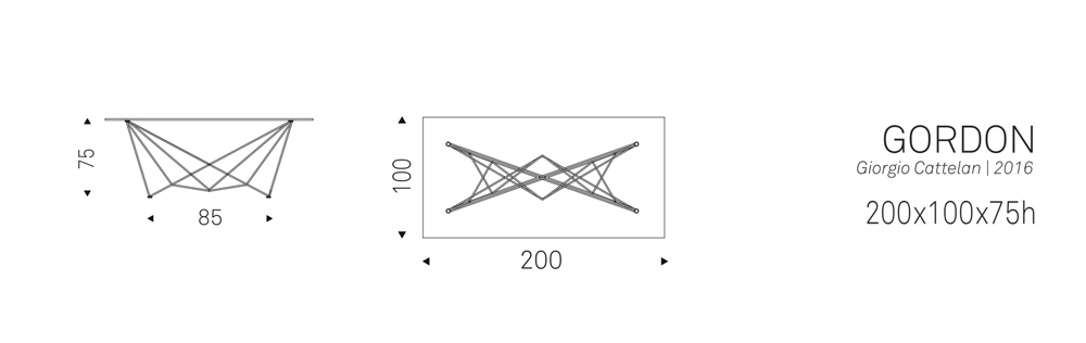 GORDON (200x100x75h)