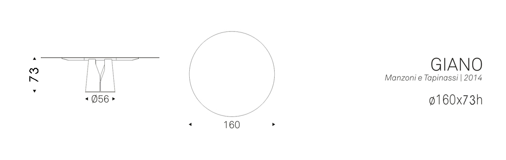 GIANO (ø160x73h)