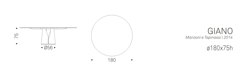 GIANO (ø180x75h)