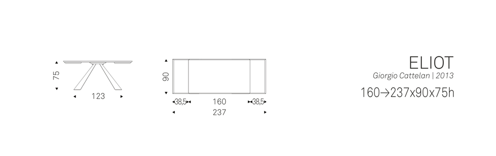 ELIOT (160/237x90x75h)
