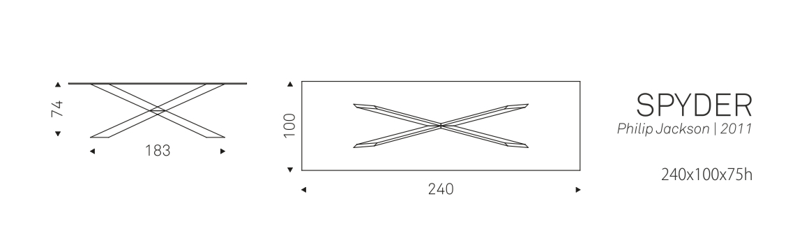 SPYDER - 240x100x75h