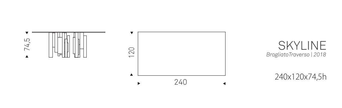 SKYLINE - 240x120x74,5h