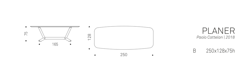 PLANER В (250x128x75h)
