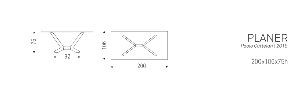 PLANER (200x106x75h)