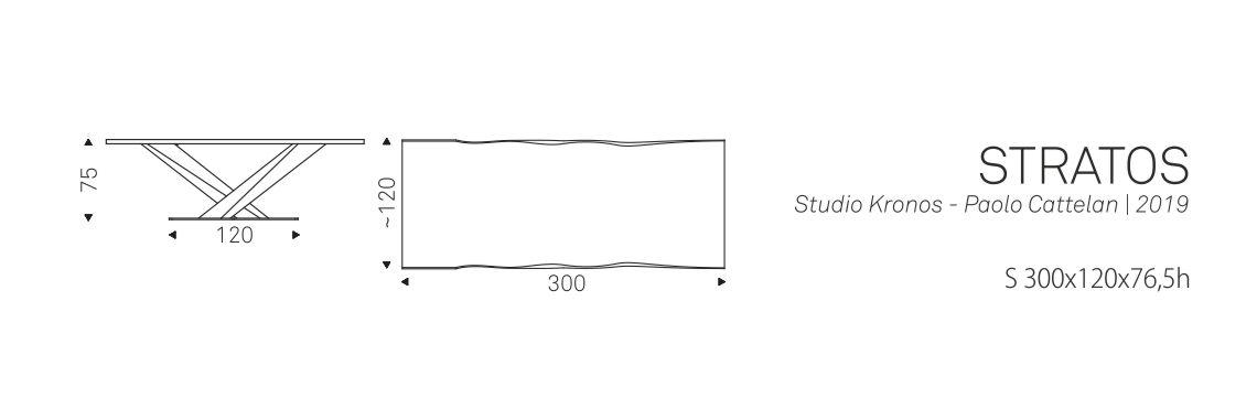 STRATOS - S 300x120x76,5h