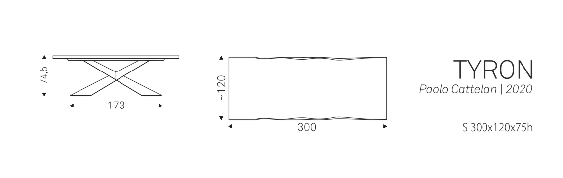 TYRON - S 300x120x75h