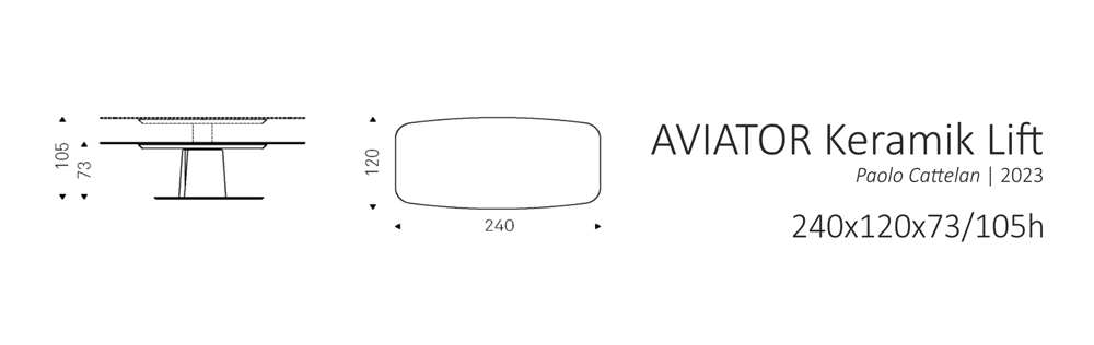 AVIATOR - 240x120x73/105h