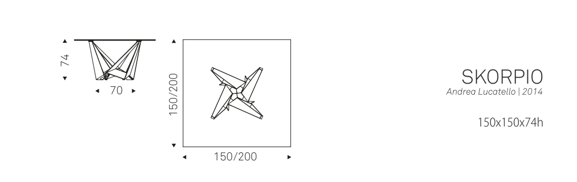 SKORPIO - 150x150x74h