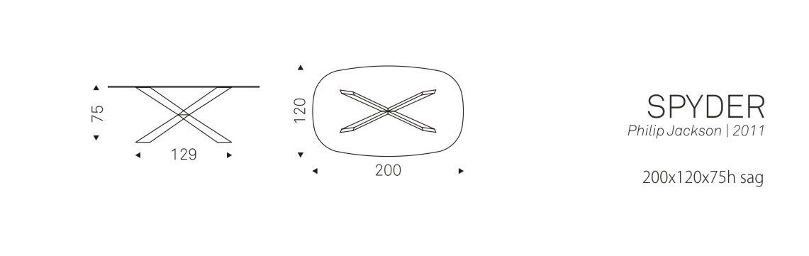 SPYDER - 200x120x75h sag