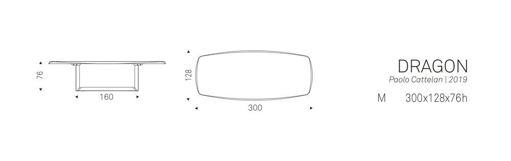 DRAGON (300x128x76h - M)