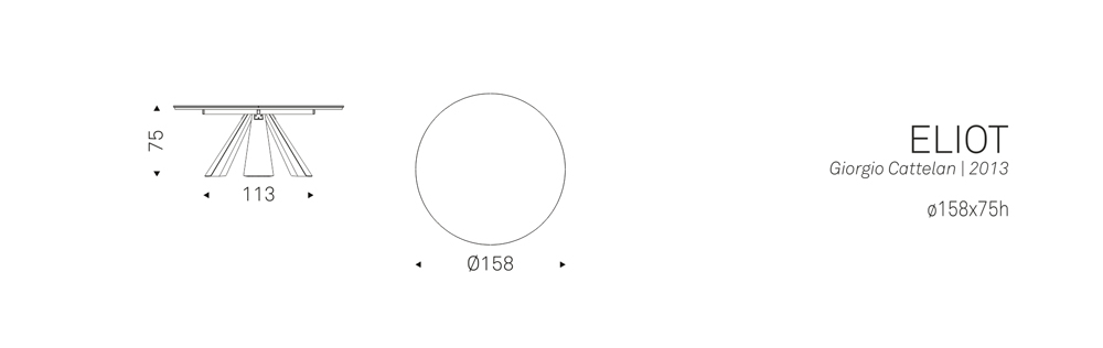 ELIOT (ø158x73h)