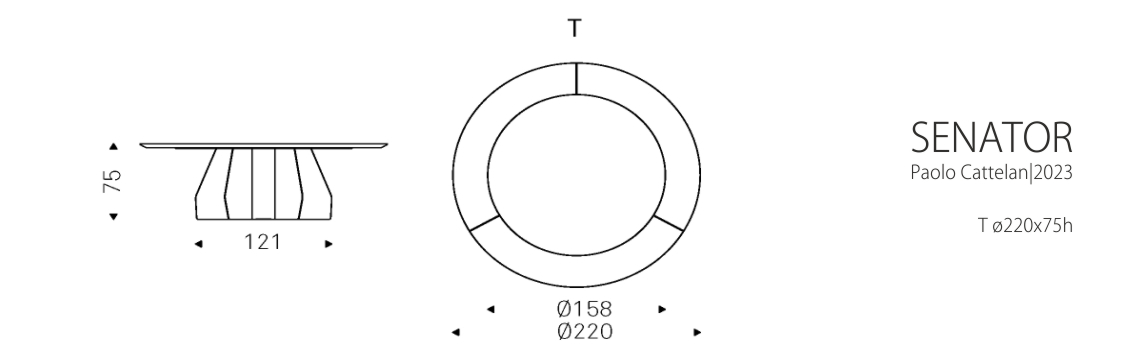 SENATOR (T ø220x75h)