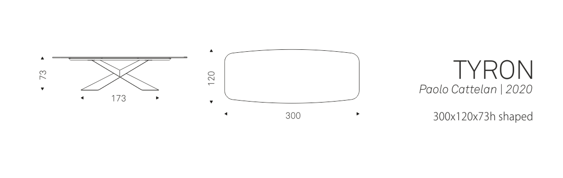 TYRON - 300x120x73h sh