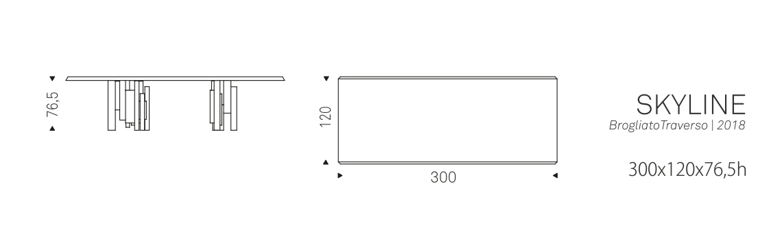 SKYLINE - А (300x120x76,5h)