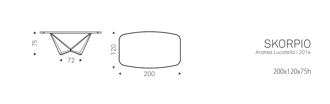 SKORPIO - 200x120x75h