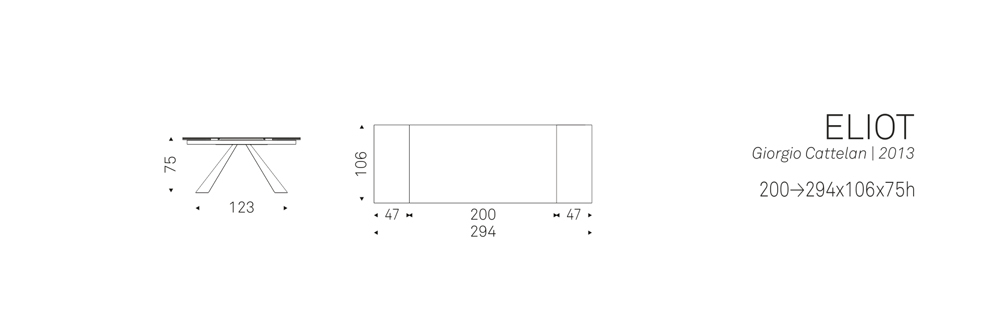 ELIOT (200/294x106x75h)