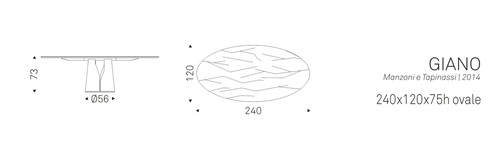 GIANO (240x120x75h ov.)