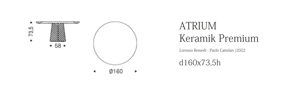 ATRIUM Кeramik Pr (d160x73,5h)