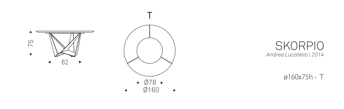 SKORPIO - ø160x75h - T