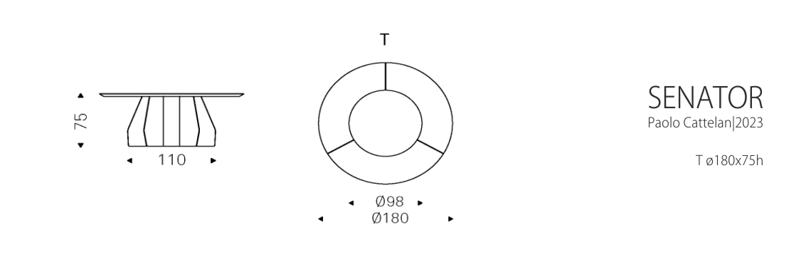 SENATOR (T ø180x75h)