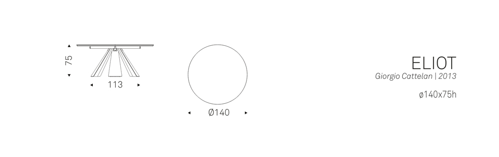ELIOT (ø140x73h)