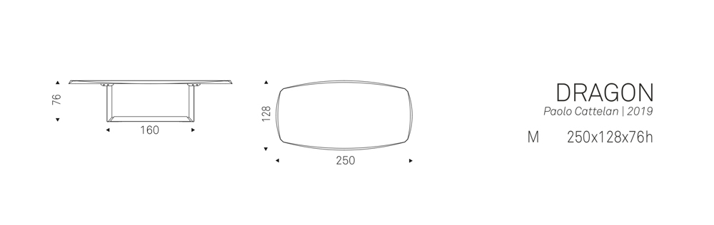 DRAGON (250x128x76h - M)