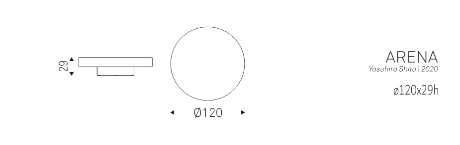 ARENA - ø120x29h