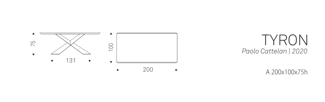 TYRON - A 200x100x75h