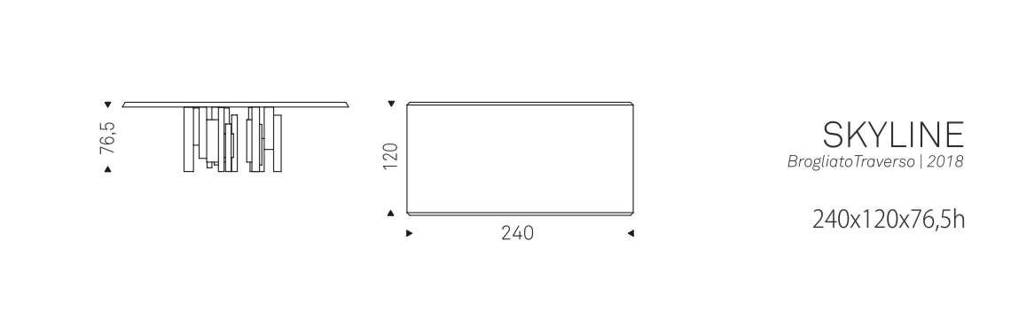 SKYLINE - А (240x120x76,5h)
