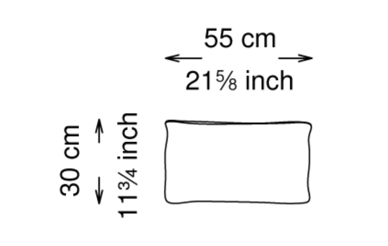 Подушка Bliss - 55x30 см
