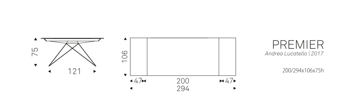 PREMIER (200/294x106x75h)
